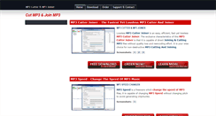 Desktop Screenshot of mp3-cutter-splitter.com